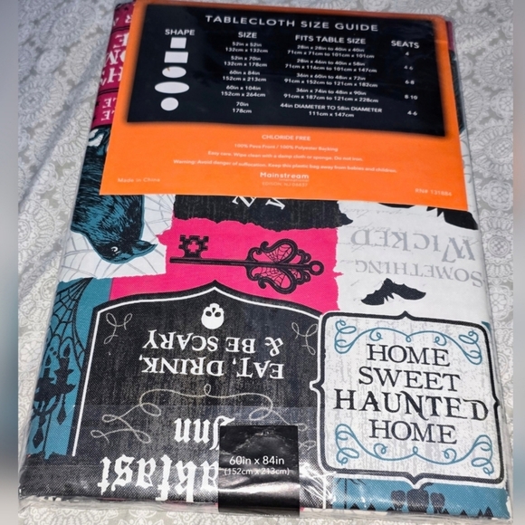 Halloween Vinyl Tablecloth - Picture 2 of 4